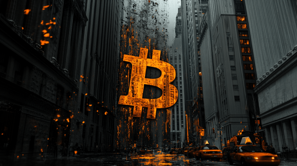 bitcoin etf wall street